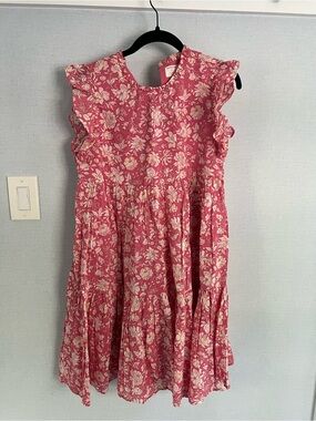 NWT Crewcuts Floral Ruffle Sleeve Dress, sz 14